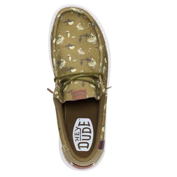 Rare- Hey Dude Bass Fish Slip-Ons main image 4